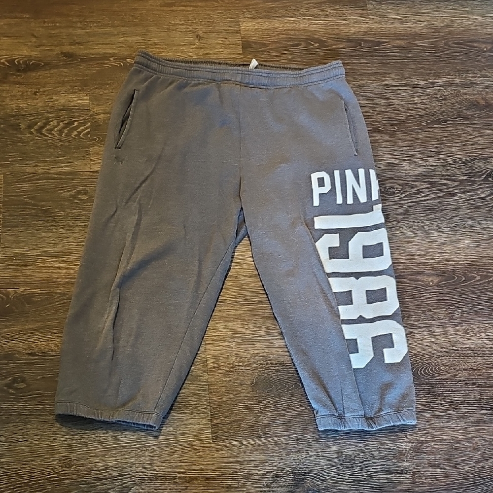 Gray PINK Sweatpants